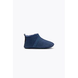 Pegia Homer Shearling Kids' Bootie Slippers, 29/11 / Indigo