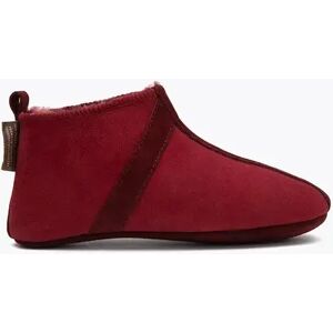 Pegia Homer Shearling Kids' Bootie Slippers, 30/11.5 / Burgundy