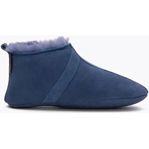 Pegia Homer Unisex Shearling Bootie Slippers, 39/6 / Indigo