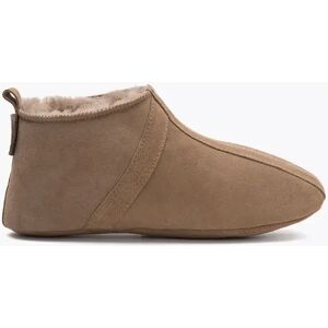 Pegia Homer Unisex Shearling Bootie Slippers, 40/7 / Stone