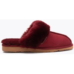 Pegia Monse Sheepskin Women's Slippers, 40/7 / Burgundy