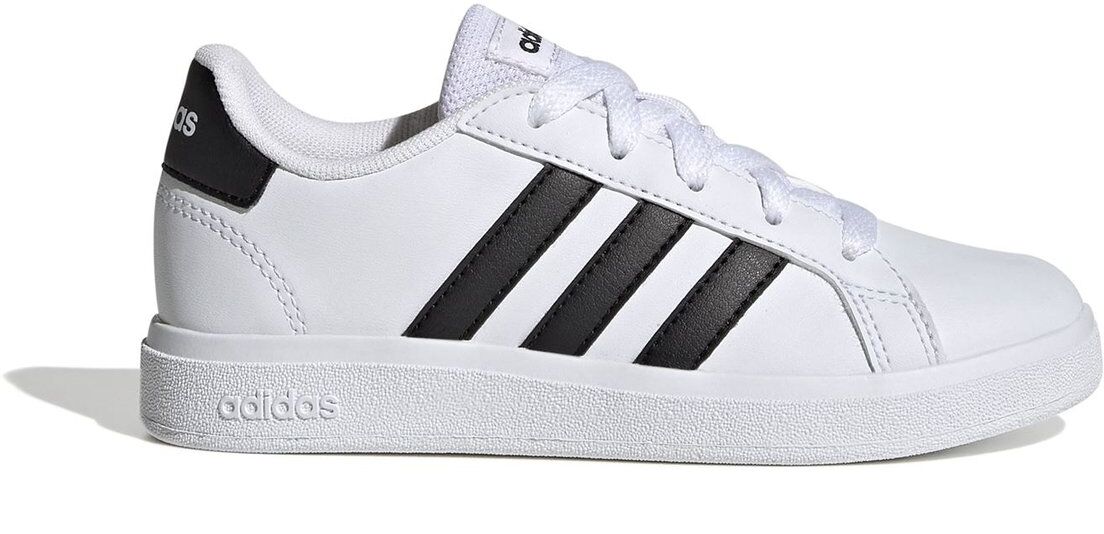 adidas Grand Court Junior Boys Trainers White/Black 5.5 unisex