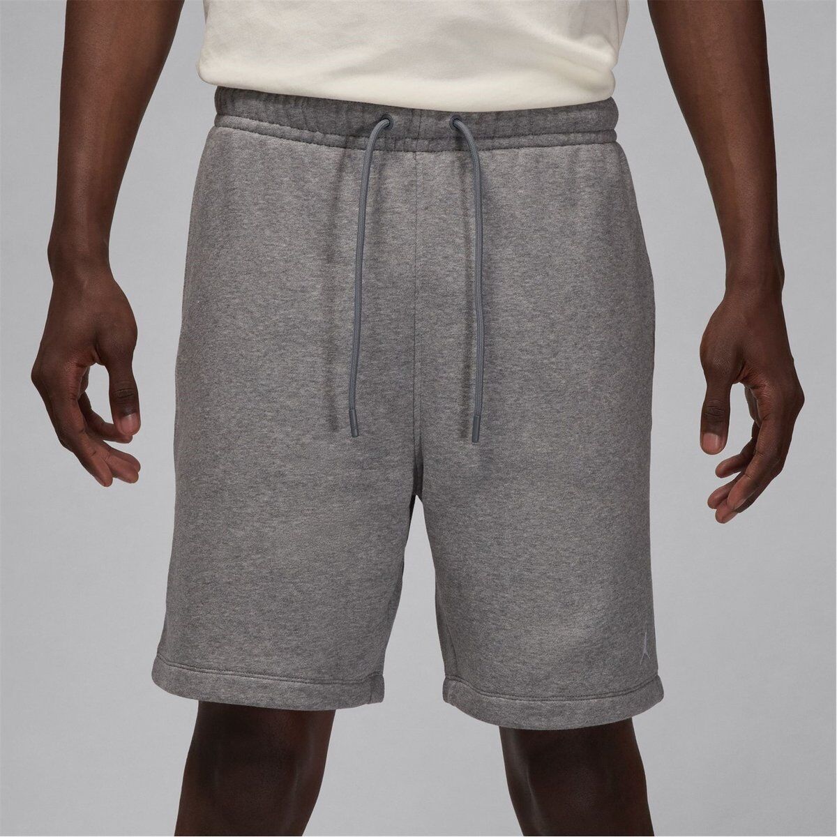 Air Jordan Essential Mens Fleece Shorts - male - Carbon/White - S