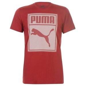 Puma Box QT T Shirt Mens - male - Red Dahlia - XS