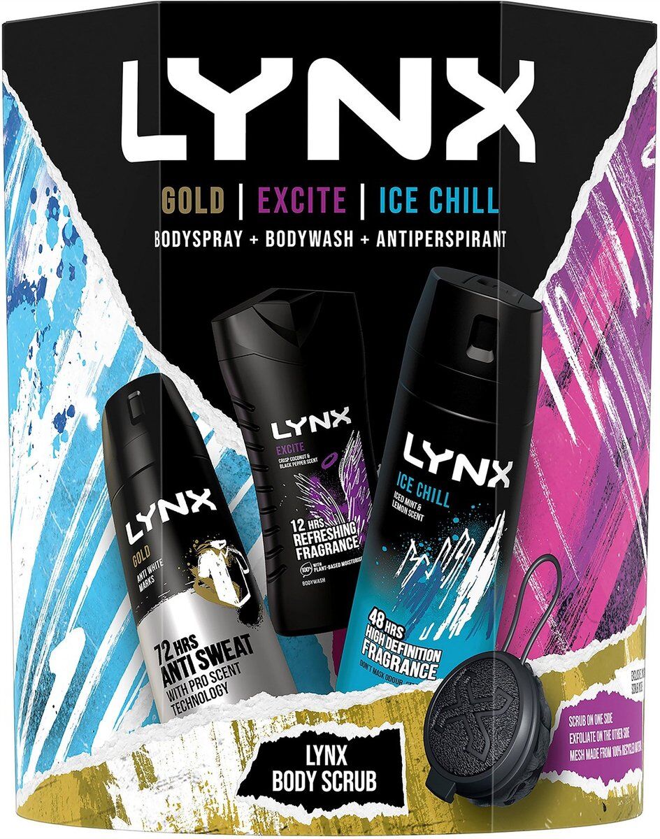 Lynx All Stars Trio And Body Scrub Gift Set - female - None - One Size