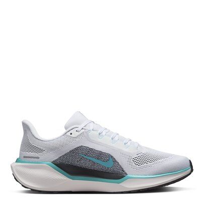 Nike Pegasus 41 Mens Road Running Shoes - male - White/Blue - 11