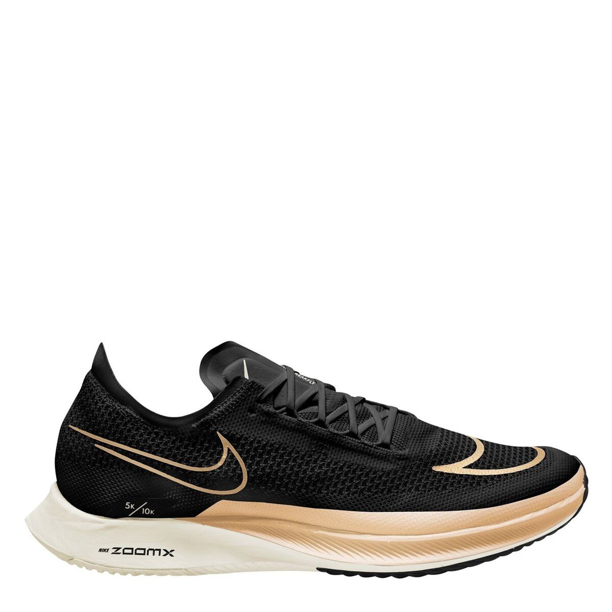 Nike ZoomX Streakfly Mens Running Shoes - male - Black/Gold - 11
