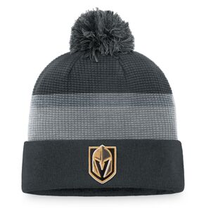Men's Fanatics Branded Charcoal Vegas Golden Knights Authentic Pro Home Ice Cuffed Knit Hat with Pom - Male - Charcoal