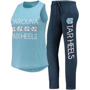 Women's Concepts Sport Navy/Carolina Blue North Carolina Tar Heels Tank Top & Pants Sleep Set - Female - Navy