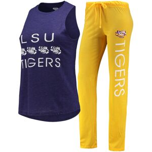 Women's Concepts Sport Gold/Purple LSU Tigers Tank Top & Pants Sleep Set - Female - Gold