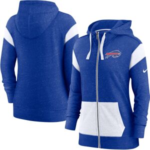 Women's Nike Heather Royal/White Buffalo Bills Monaco Lightweight Full-Zip Hoodie - Female - Heather Royal