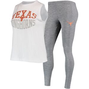 Women's Concepts Sport Charcoal/White Texas Longhorns Tank Top & Leggings Sleep Set - Female - Charcoal