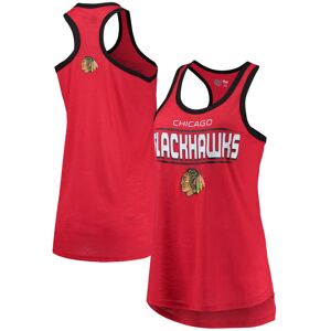 Women's G-III Sports by Carl Banks Red Chicago Blackhawks Showdown Slub Racerback Tank Top - Female - Red