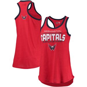 Women's G-III Sports by Carl Banks Red Washington Capitals Showdown Slub Racerback Tank Top - Female - Red