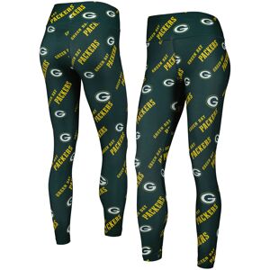 Women's Concepts Sport Green Green Bay Packers Breakthrough Allover Print Lounge Leggings - Female - Green