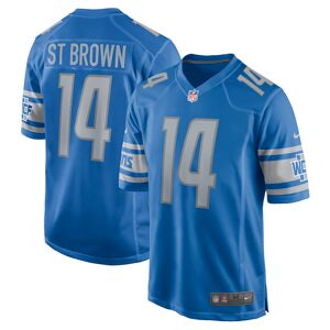 Men's Nike Amon-Ra St. Brown Blue Detroit Lions Game Player Jersey - Male - Blue