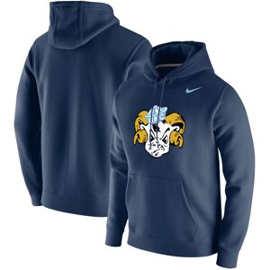 Men's Nike Navy North Carolina Tar Heels Vintage School Logo Pullover Hoodie - Male - Navy