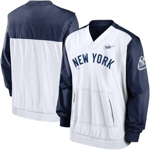 Men's Nike Navy/White New York Yankees Cooperstown Collection V-Neck Pullover Windbreaker - Male - Navy