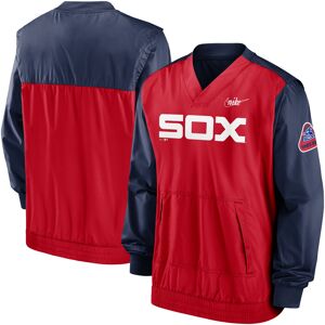 Men's Nike Navy/Red Chicago White Sox Cooperstown Collection V-Neck Pullover Windbreaker - Male - Navy