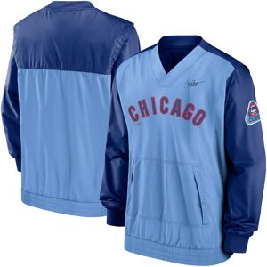 Men's Nike Royal/Light Blue Chicago Cubs Cooperstown Collection V-Neck Pullover Windbreaker - Male - Royal