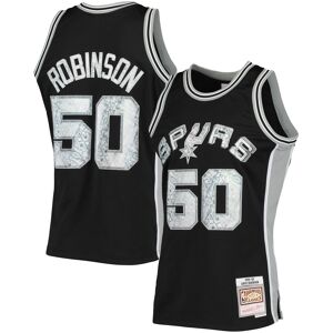 Men's Mitchell & Ness David Robinson Black San Antonio Spurs 1998/99 Hardwood Classics NBA 75th Anniversary Diamond Swingman Jersey - Male - Black