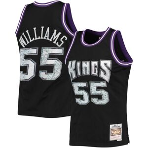 Men's Mitchell & Ness Jason Williams Black Sacramento Kings 2000/01 Hardwood Classics NBA 75th Anniversary Diamond Swingman Jersey - Male - Black