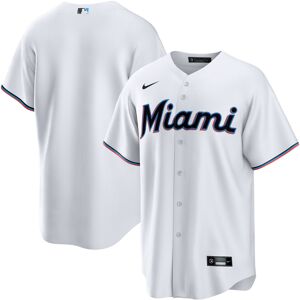 Men's Nike White Miami Marlins Home Blank Replica Jersey - Male - White