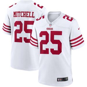 Men's Nike Elijah Mitchell White San Francisco 49ers Player Game Jersey - Male - White