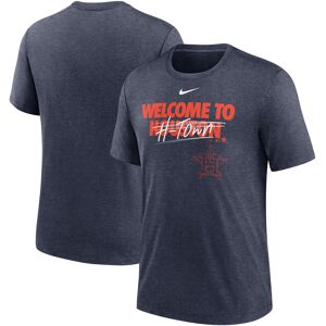 Men's Nike Heather Navy Houston Astros Home Spin Tri-Blend T-Shirt - Male - Heather Navy