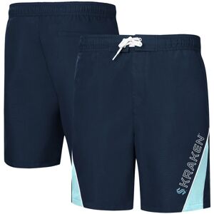 Men's G-III Sports by Carl Banks Deep Sea Blue Seattle Kraken Sunrise Volley Swim Shorts - Male - Navy
