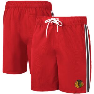 Men's G-III Sports by Carl Banks Red/Black Chicago Blackhawks Sand Beach Swim Shorts - Male - Red