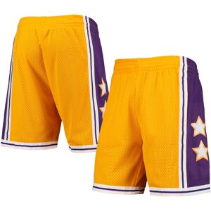 Men's Mitchell & Ness Gold Western Conference Hardwood Classics 1972 All-Star Game Swingman Shorts - Male - Gold