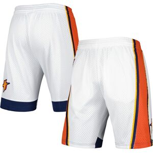 Men's Mitchell & Ness White Golden State Warriors 2009-10 Hardwood Classics Swingman Shorts - Male - White