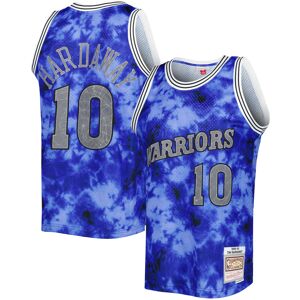 Men's Mitchell & Ness Tim Hardaway Blue Golden State Warriors 1990/91 Galaxy Swingman Jersey - Male - Blue