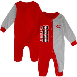 Infant Red/Heather Gray Cincinnati Reds Halftime Sleeper - Male - Red