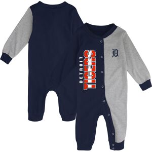 Infant Navy/Heather Gray Detroit Tigers Halftime Sleeper - Male - Navy