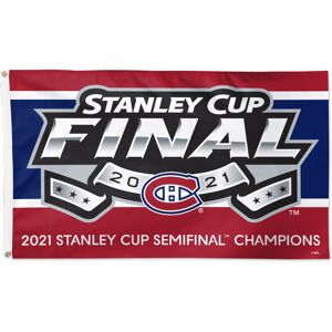 WinCraft Montreal Canadiens 2021 Stanley Cup Semifinal Champions 3' x 5' Single-Sided Deluxe Flag - Unisex - Multi