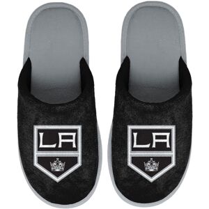 Youth FOCO Black Los Angeles Kings Big Logo Scuff Slippers - Unisex - Black