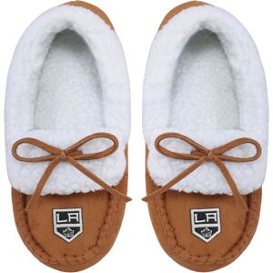 Youth FOCO Los Angeles Kings Moccasin Slippers - Unisex - Tan