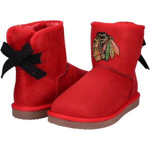 Girls Youth Cuce Chicago Blackhawks Low Team Ribbon Boots - Female - Red