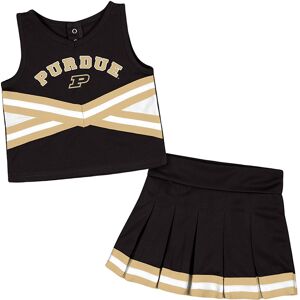 Girls Toddler Colosseum Black Purdue Boilermakers Carousel Cheerleader Set - Female - Black