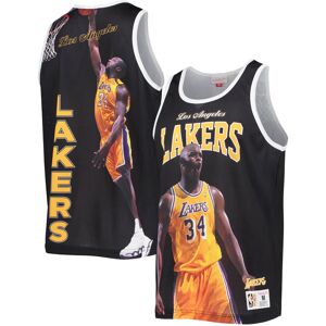 Men's Mitchell & Ness Shaquille O'Neal Black Los Angeles Lakers Hardwood Classics Player Tank Top - Male - Black