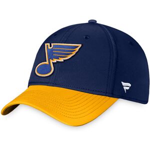 Men's Fanatics Branded Navy/Gold St. Louis Blues Core Primary Logo Flex Hat - Male - Navy