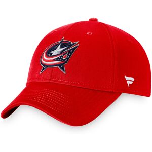 Men's Fanatics Branded Red Columbus Blue Jackets Core Adjustable Hat - Male - Red