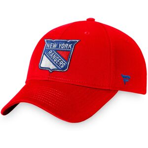 Men's Fanatics Branded Red New York Rangers Core Adjustable Hat - Male - Red