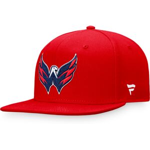 Men's Fanatics Branded Red Washington Capitals Core Primary Logo Fitted Hat - Male - Red