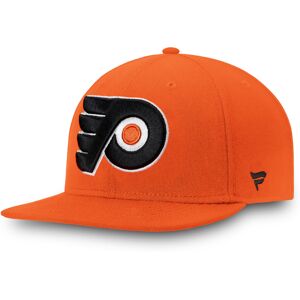 Men's Fanatics Branded Orange Philadelphia Flyers Core Primary Logo Fitted Hat - Male - Orange