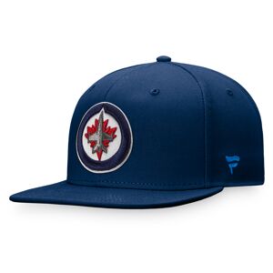 Men's Fanatics Branded Navy Winnipeg Jets Core Primary Logo Fitted Hat - Male - Navy