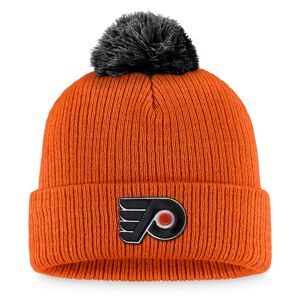Men's Fanatics Branded Orange Philadelphia Flyers Team Cuffed Knit Hat with Pom - Male - Orange