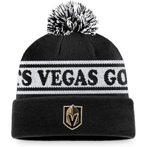 Men's Fanatics Branded Black Vegas Golden Knights Vintage Sport Resort Cuffed Knit Hat with Pom - Male - Black